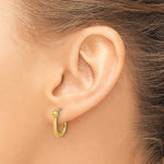 Leslie's 14K Polished Hinged Hoop Earrings - Product Photo