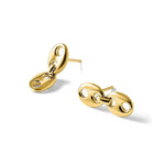Leslie's 14K Polished Hollow Dangle post Earrings - Product Photo