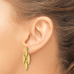 Leslie's 14K Polished Fancy Dangle Post Earrings - Product Photo