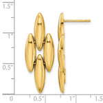 Leslie's 14K Polished Fancy Dangle Post Earrings - Product Photo