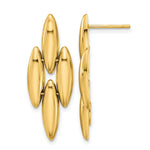 Leslie's 14K Polished Fancy Dangle Post Earrings - Product Photo