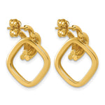 Leslie's 14K Polished Dangle Post Earrings - Product Photo