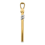 14K Yellow Gold Leslie's 14K Polished Cross Pendant - Product Photo