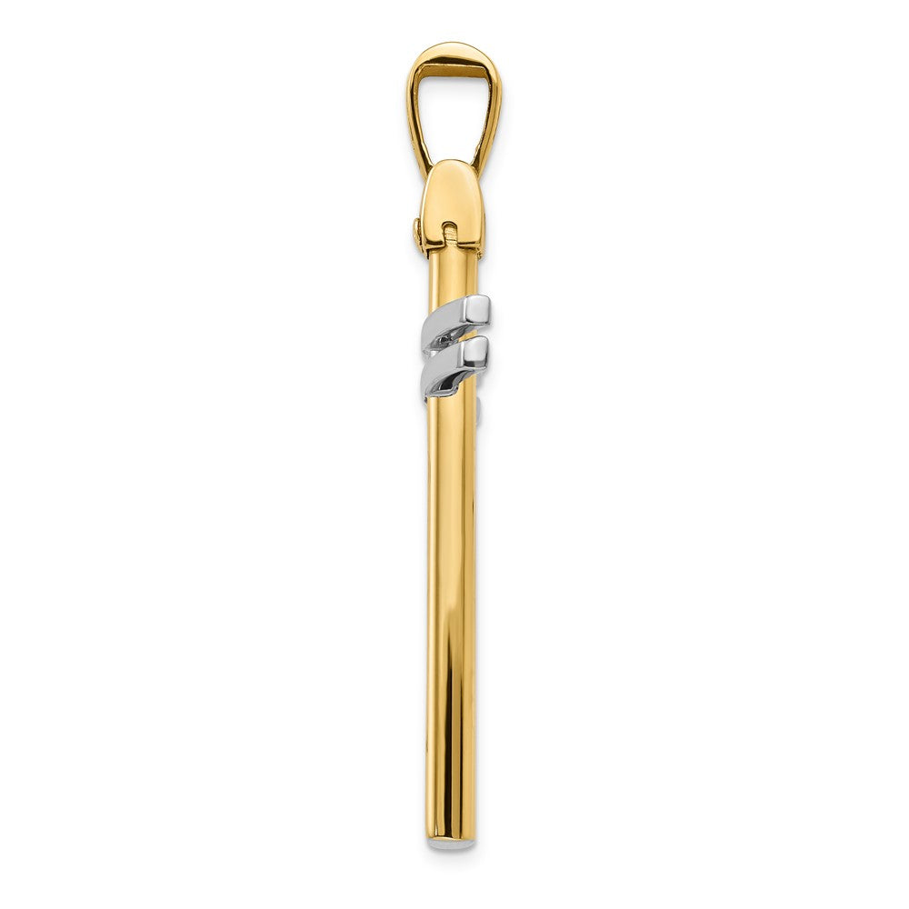 14K Yellow Gold Leslie's 14K Polished Cross Pendant - Product Photo