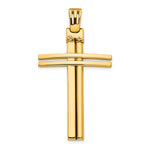 14K Yellow Gold Leslie's 14K Polished Cross Pendant - Product Photo