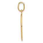 Leslie's 14k Polished and Satin Oval St. Christopher Pendant - Product Photo