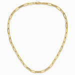 14K Yellow Gold Polished Fancy Link Necklace - Product Photo