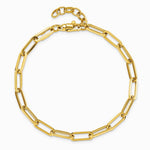 14K Yellow Gold Polished Fancy Link with 1in ext Bracelet - Product Photo