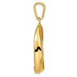 Leslie's 14k Polished Open Teardrop Pendant - Product Photo