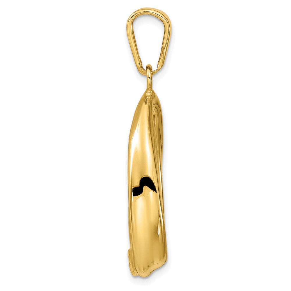 Leslie's 14k Polished Open Teardrop Pendant - Product Photo