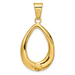 Leslie's 14k Polished Open Teardrop Pendant - Product Photo