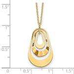 Leslie's 14K Polished with 2in. ext. Necklace - Product Photo