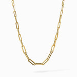14K Yellow Gold Polished Fancy Link Necklace - Product Photo