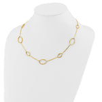 Leslie's 14k Polished Oval Link 20in Necklace - Product Photo