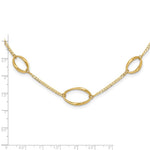 Leslie's 14k Polished Oval Link 20in Necklace - Product Photo