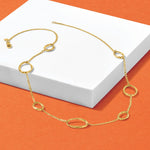 Leslie's 14k Polished Oval Link 20in Necklace - Product Photo