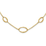 Leslie's 14k Polished Oval Link 20in Necklace - Product Photo