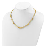 Leslie's 14K Polished and Textured Fancy Link Necklace - Product Photo