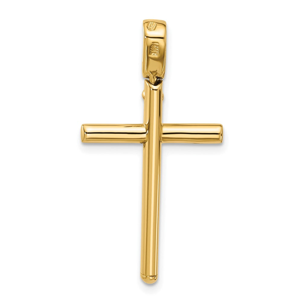 14K Yellow Gold Leslie's 14K Polished Cross Pendant - Product Photo