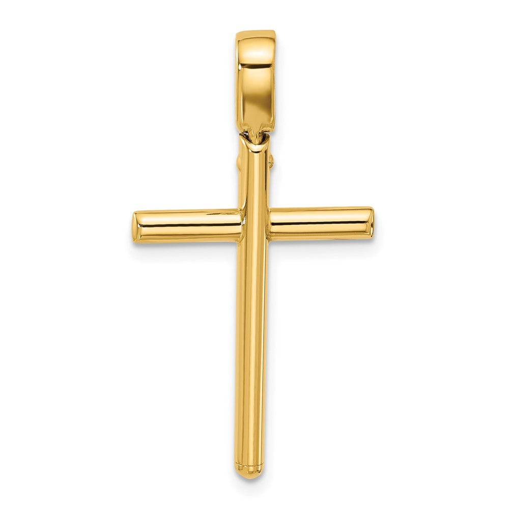 14K Yellow Gold Leslie's 14K Polished Cross Pendant - Product Photo
