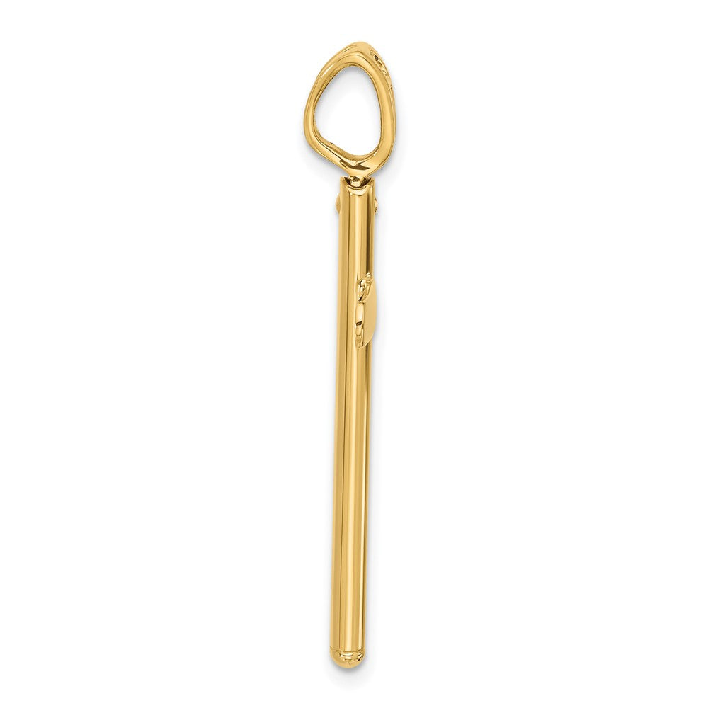 14K Yellow Gold Leslie's 14K Polished Cross Pendant - Product Photo