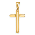 14K Yellow Gold Leslie's 14K Polished Cross Pendant - Product Photo
