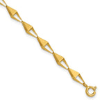 Leslie's 14K Polished Geometric Link Bracelet - Product Photo
