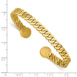 Leslie's 14K Polished S-Link Cuff Bangle - Product Photo