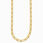 14K Yellow Gold Polished Fancy Link Necklace - Product Photo