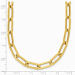 14K Yellow Gold Polished Fancy Link Necklace - Product Photo
