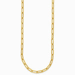 14K Yellow Gold Polished Fancy Link Necklace - Product Photo