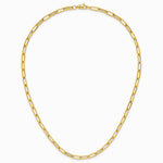 14K Yellow Gold Polished Fancy Link Necklace - Product Photo
