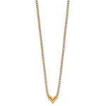 Leslie's 14K w/RH-plating Polished Fancy 18in Necklace - Product Photo