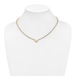 Leslie's 14K w/RH-plating Polished Fancy 18in Necklace - Product Photo
