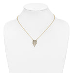 Leslie's 14K w/RH-plating Polished Fancy 18in Necklace - Product Photo