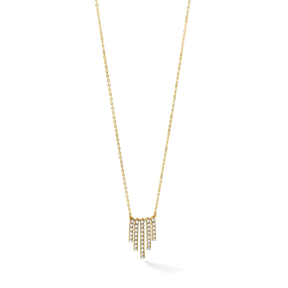 Leslie's 14K w/RH-plating Polished Fancy 18in Necklace - Product Photo