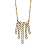 Leslie's 14K w/RH-plating Polished Fancy 18in Necklace - Product Photo