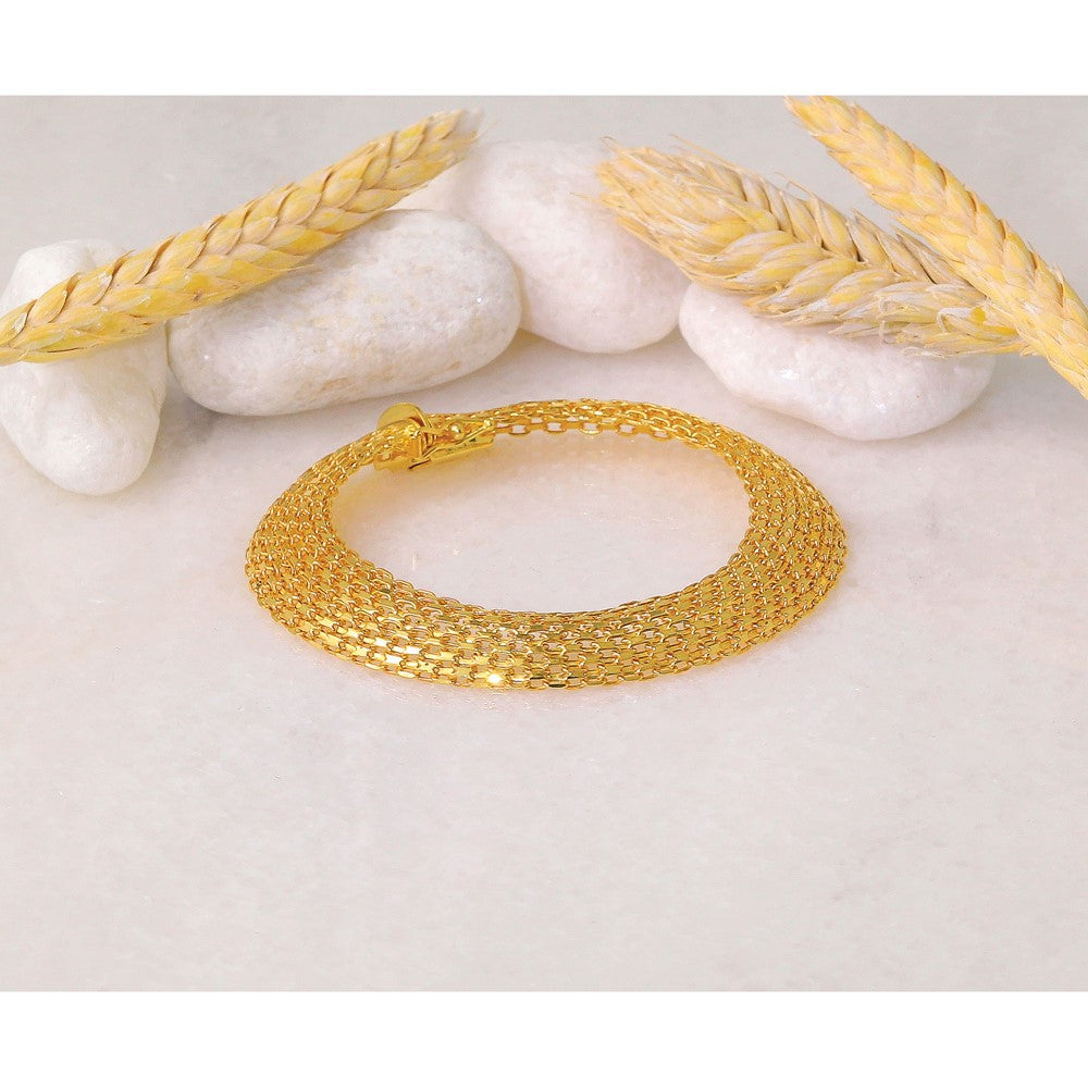 14K Yellow Gold Polished Bracelet - Product Photo