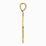 10K / 14K Yellow Gold Saint Christopher Medal Pendant - Product Photo