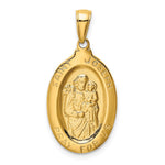 14k Saint Joseph Medal Pendant - Product Photo
