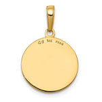 10K / 14K Yellow Gold Saint Joseph Medal Charm - Product Photo
