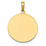 10K / 14K Yellow Gold Saint Joseph Medal Pendant - Product Photo
