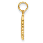 14K Polished 2 Piece Break Apart HE WHO HOLDS THE KEY Charms - Product Photo