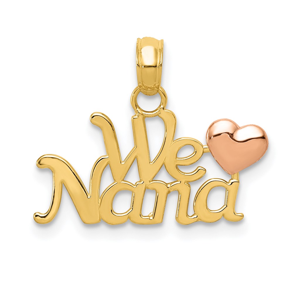 14k Two-Tone WE LOVE NANA Charm - Product Photo