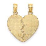 14k Enameled MOTHER - DAUGHTER Break-apart Pendant - Product Photo