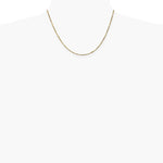 14K Yellow Gold 1.8mm Diamond-Cut Milano Rope Chain Necklace 16"-30" - Product Photo