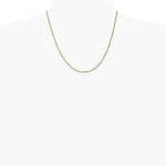 14K Yellow Gold 1.8mm Diamond-Cut Milano Rope Chain Necklace 16"-30" - Product Photo