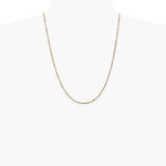 14K Yellow Gold 1.8mm Diamond-Cut Milano Rope Chain Necklace 16"-30" - Product Photo