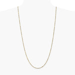 14K Yellow Gold 1.8mm Diamond-Cut Milano Rope Chain Necklace 16"-30" - Product Photo