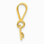 10K / 14K Yellow Gold 10ky Casted Medium Polished Top Charm - Product Photo